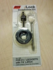 NEW! ARCO DOOR LOCK INSTALLATION TOOL KIT #1639, 2-1/8" LOCKSETS, 7/8" LATCH