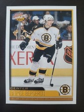 Patrice Bergeron 2003-04 Pacific Complete Rookie Card #593. rookie card picture