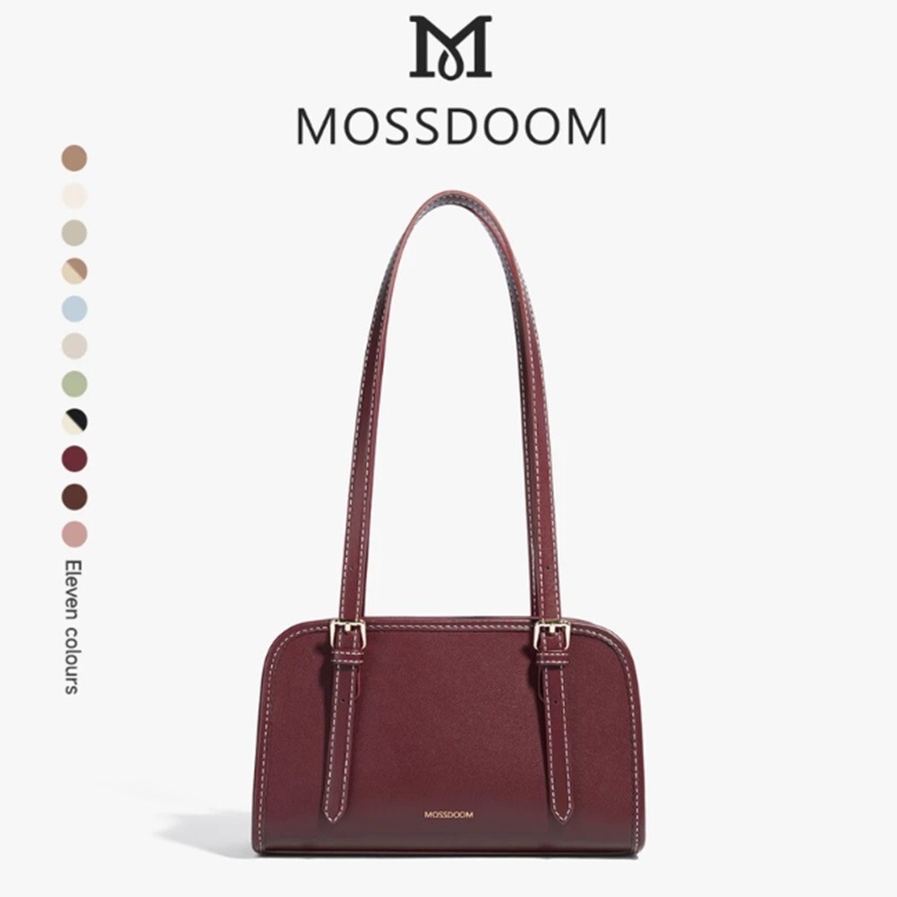 MOSSDOOM Bag PU leather Square Shoulder Women Simple Korean