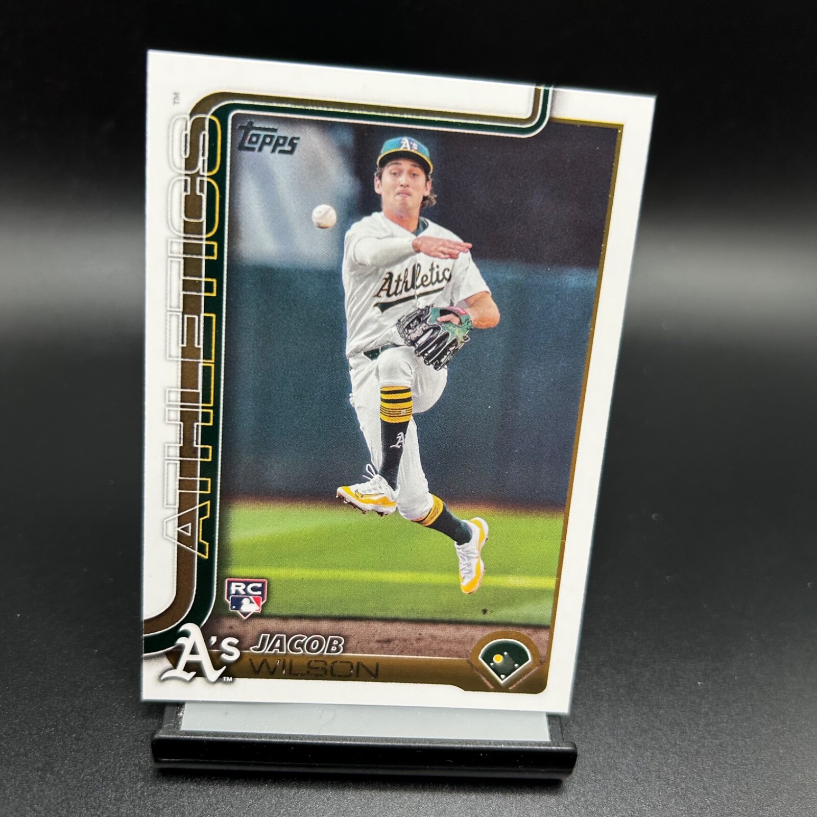 2025 Topps Series 1 RC #314 Jacob Wilson Oakland Athletics