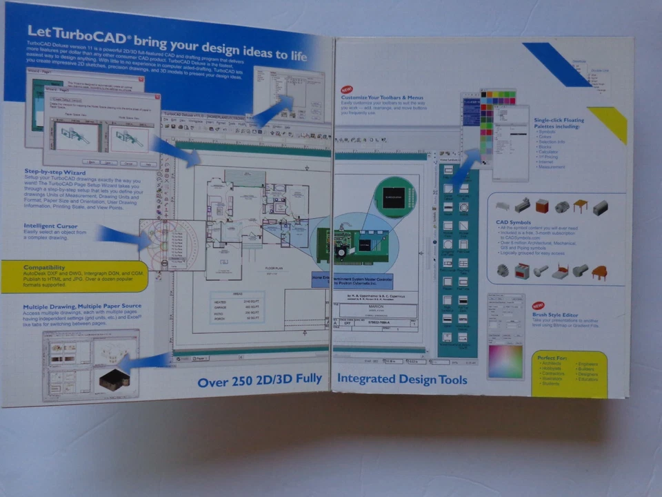 Turbo CAD Deluxe Version 11 For windows 2000 /XP 2D&3D CAD - Image 3 of 4