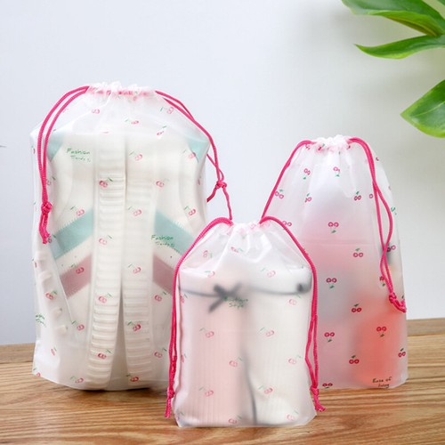 Portable Clothes Shoes Travel Storage Bag Waterproof Drawstring Pocket Organzier - Picture 2 of 22