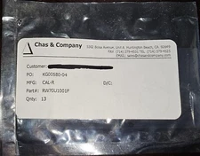 (13 PC)  RW70U1001F Wire wound Resistor 1 W, 1 %, 20 ppm, 1000 ohm