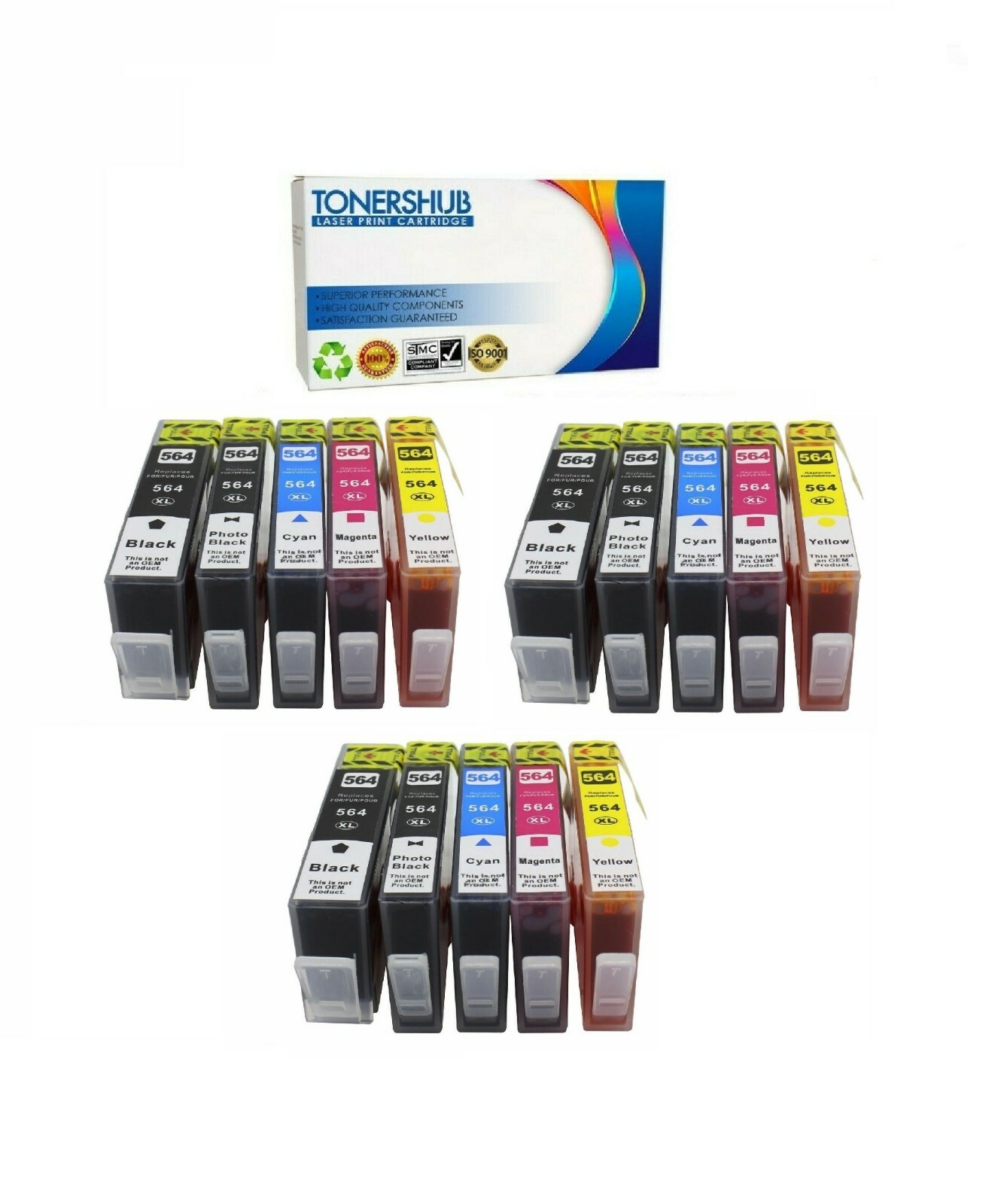 Printer Ink Cartridges For HP 564XL 564 XL Photosmart 6510 6520 7510