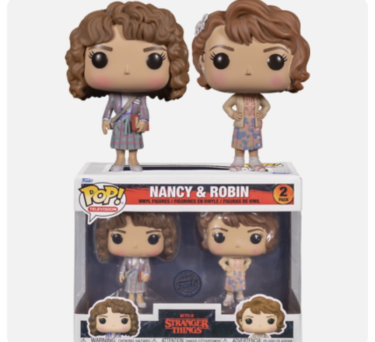 Funko Pop! Nancy And Robin 2 Pack Target Exclusive Stranger Things