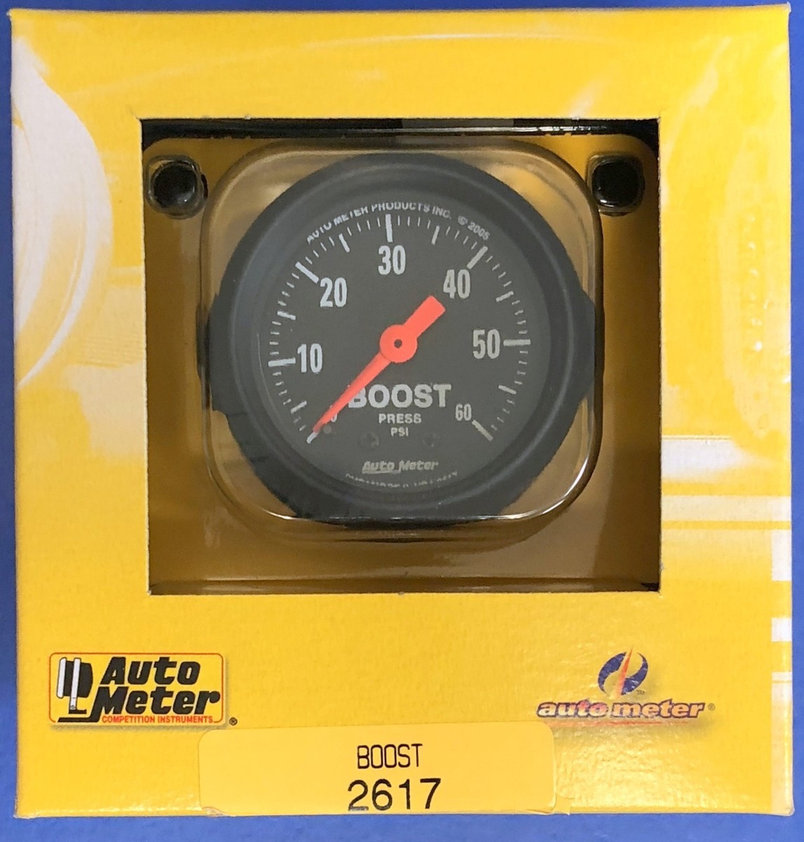 3401j Mechanical Gauge No Electrical Needed Auto Meter 3401-J Sport-Comp ...