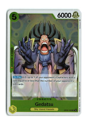 Gedatsu #OP05-102 Awakening OF the New Era R One Piece TCG NM | eBay