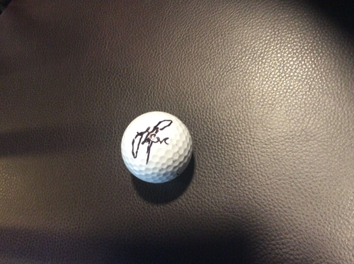 Justin Rose PGA golf great Autographed in person Titleist golf ball