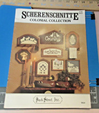 1985 SCHERENSCHNITTE COLONIAL COLLECTION PB BOOK 2-BS28 Back Street, Inc-14pgs