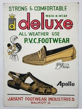 Indien Vintage Dose Zeichen Deluxe Schuhe Schuhen 10in x 1