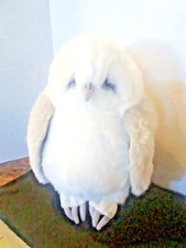 Dakin Lou Rankin Friends White Gray Owl Plush Stuffed Animal 11 Inches High