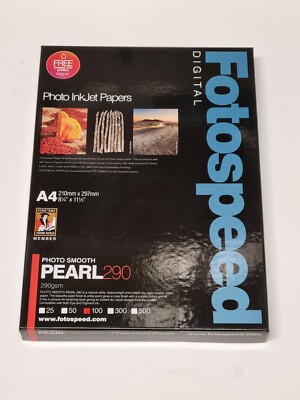 Fotospeed 7D590 - A4 - Photo Smooth Pearl 290 g/m² Inkjetpapier - 100er Pack