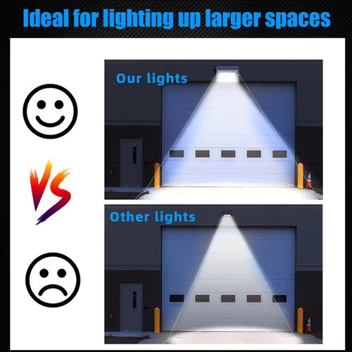 125W 150 Watt LED Wall Pack Lights Outdoor for Workshop Yard Shop Warehouse Barn - Picture 14 of 25