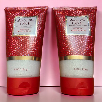 You re The One 8oz Sparkling Body Scrub Set Of 2 Bath & Body Works Shimmer