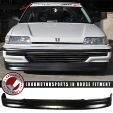Fits 90-91 Honda Civic Cs Style Front Bumper Lip - Pu Fits 90-91 Honda Civic Cs Style Front Bumper Lip - Pu