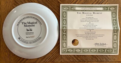 The Franklin Mint Heirloom Recommendation Cinderella Plate