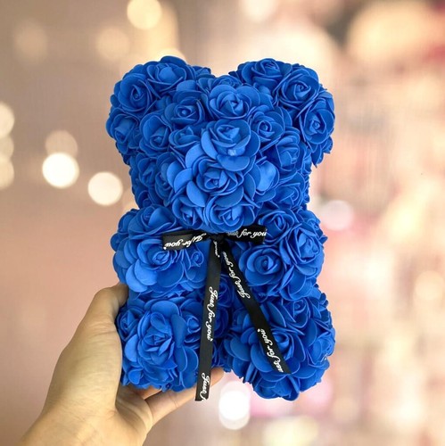 Valentines Birthday Gift Handmade Rose Flower Teddy Bear Wedding Mother Day AU - Picture 5 of 6