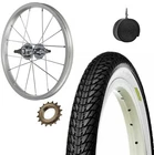 Wheel / rear rim 16 x 1.75 + sprocket 16 teeth + BN tires + chamber