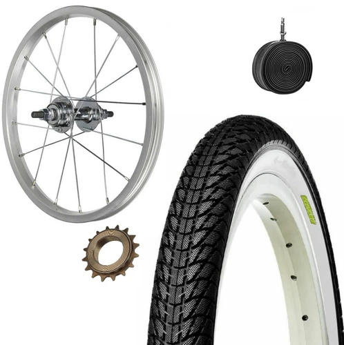 Rear Wheel / Rim 16 X 1.75 + 16 Tooth Sprocket + BN Tire + Tube