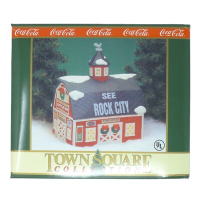 Coca-Cola Town Square Building Item# 56210 ''Mooney's Antique Barn'' Coke 1993