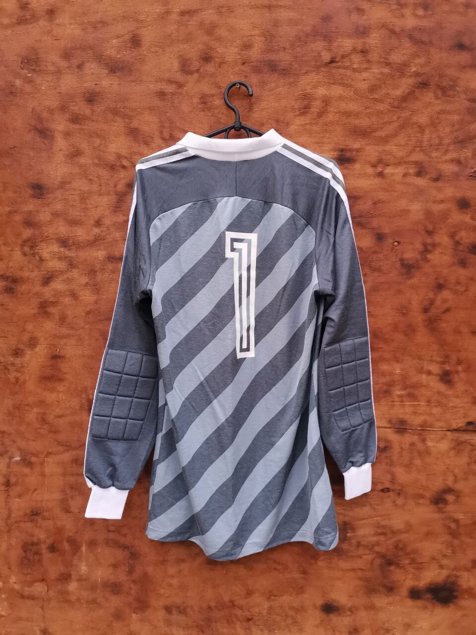 ADIDAS VINTAGE WEST GERMANY 1984/1986 GK FOOTBALL SHIRT #1 SIZE L ADULT