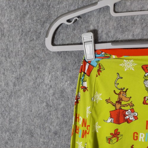 Dr. Seuss Kids Pajama Top 8 Grinch Grinchmas Fleece Long Sleeve Max Christmas - Picture 8 of 10
