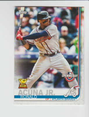 2019 Topps Opening Day #51 Ronald Acuna Jr. All-Star Rookie card