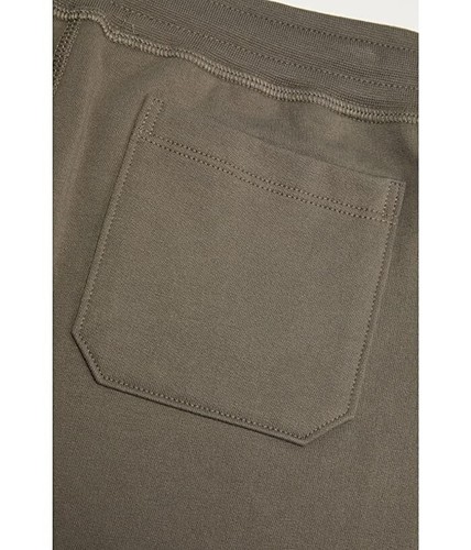 Barefoot Dreams Shorts Kids 8 Olive Branch 100% Cotton Drawstring Waist JDM1250 - Picture 8 of 8