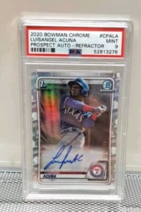 Luisangel Acuna 2020 Bowman Chrome #CPA-LA Prospect Auto 
