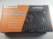 Newhail ultra quiet 12cm USB Fan for AV Reciever / Cabinet / Game Console /PC