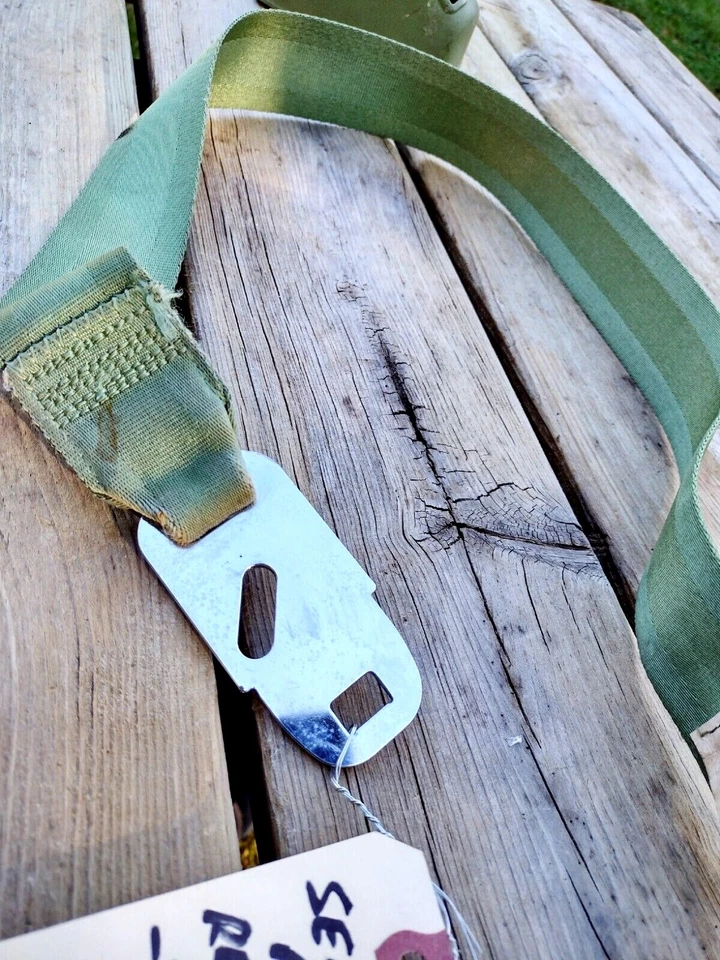 Retractor de cinturón de seguridad GM Cadillac Eldorado de 1970 lado del conductor delantero *VERDE* GC Foto 4 de 4