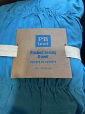 Pottery Barn Teen Ruched jersey twin duvet cover  New