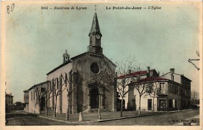 CPA AK LYON - Env. - Le Point-du-Jour - L'Église (692717)