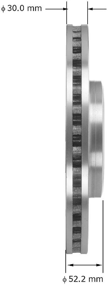 Rotor de freno de disco para Audi A4 Q5 A4 Quattro BENDIX 2008-2013 Foto 3 de 3