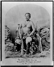 8" x 10" Photo Te-han-ni-ba-dan-ne, Manuelito, principal war chief of the Navajo