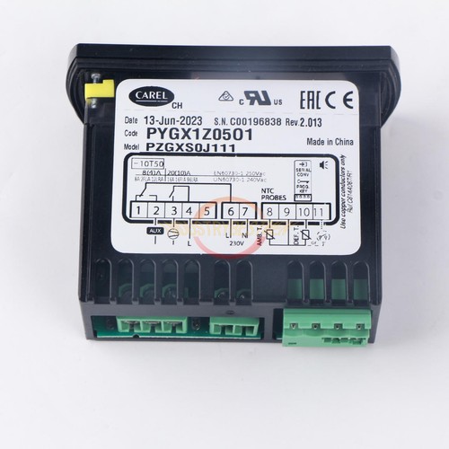 PZGXS0J111 Digital Temperature Controller Thermostat – With 2 Sensor Probes, 115V, Compatible With Carel Fridges