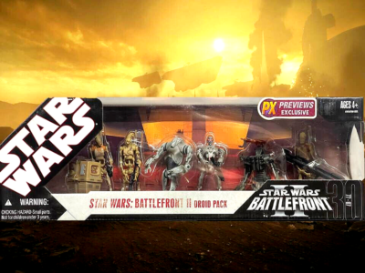 STAR WARS Hasbro Droid Pack Battle Pack Battlefront II 2 PX Excl