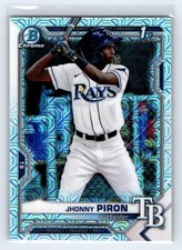 2021 Bowman Chrome 1st Prospects Mojo Refractor #BCP-239 Jhonny Piron Rays