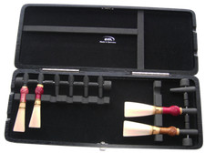 combination case bassoon 6 reeds  / contrabassoon 3 reeds , wooden cones