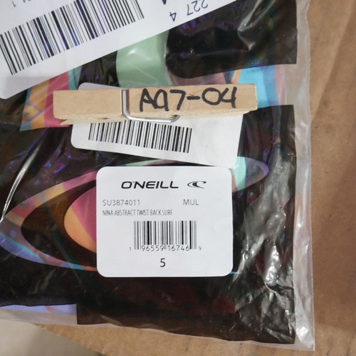 O'Neill Girls L/S One Piece Swimsuit Rashguard Surf Suit Paddlesuit Size 7 NWT - Picture 8 of 12