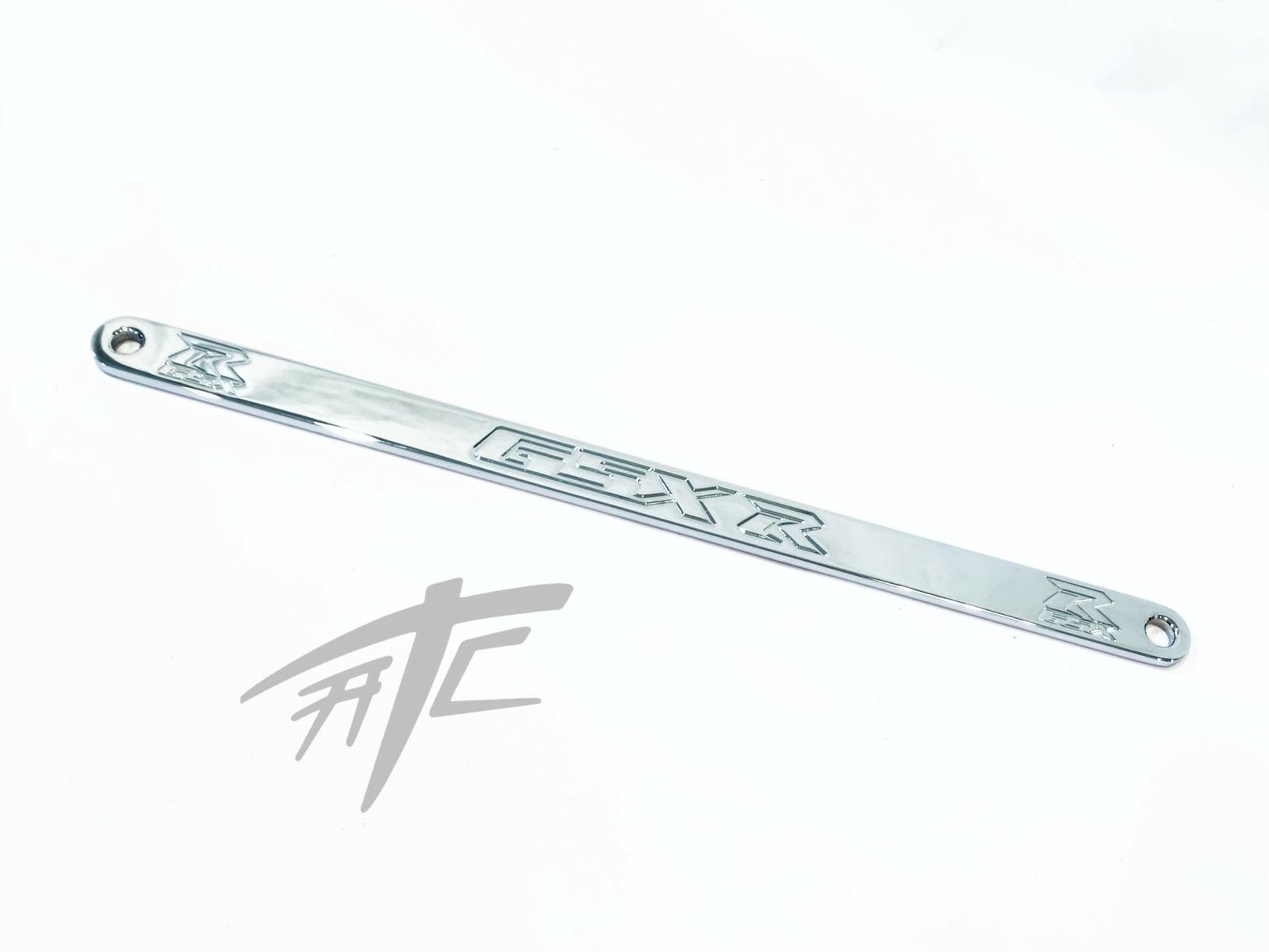 GSXR1000 ENGRAVED CHROME BILLET BRAKE BAR 16" 2001-2004 SUZUKI GSXR1000