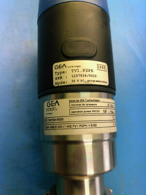 GEA Tuchenhagen TV1.P2PK Control Top w/ HBA/P-OD3/4 MZ Actuator