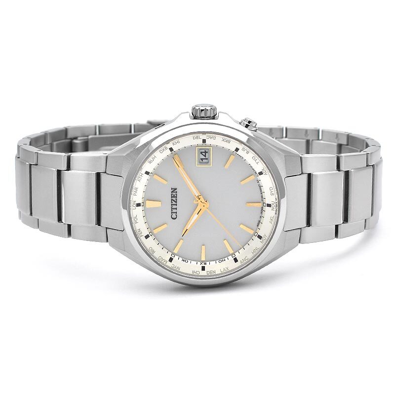 CITIZEN ATTESA CB1120-50P Eco-Drive Titanium Radio Solar Watch