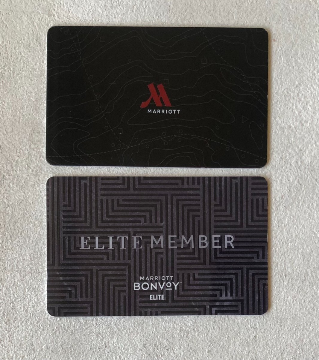 2 MARRIOTT Bonvoy Elite Member room key cards from Marriott Manila