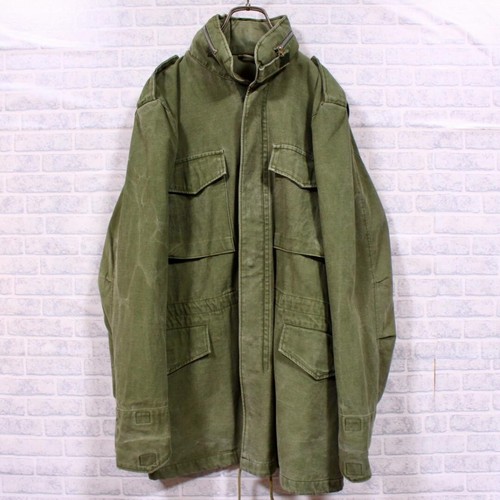 Used Vintage Design M-65 Field Jacket L (Fits XL) Olive Green - Picture 2 of 9
