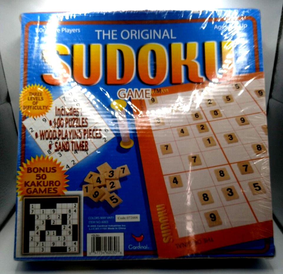 New in Package The Original Sudoku Wood Playing Pieces - Image 3 of 4