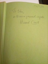 Cosell by Howard Cosell Signed Autograph 1st  Ed. 1973 HC   FREE SHIPPING