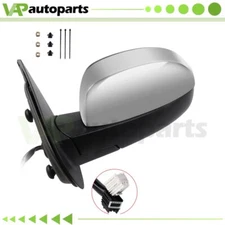 Driver LH Side Power Memory Heated Chrome Signal Mirror Fits 2007-2014 Chevy GMC