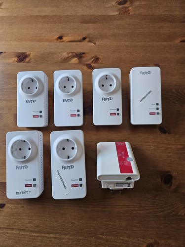 Fritz! Powerline Konvolut 6 Geräte + Repeater
