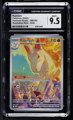 Rapidash graded CGC 9.5 for sale on eBay